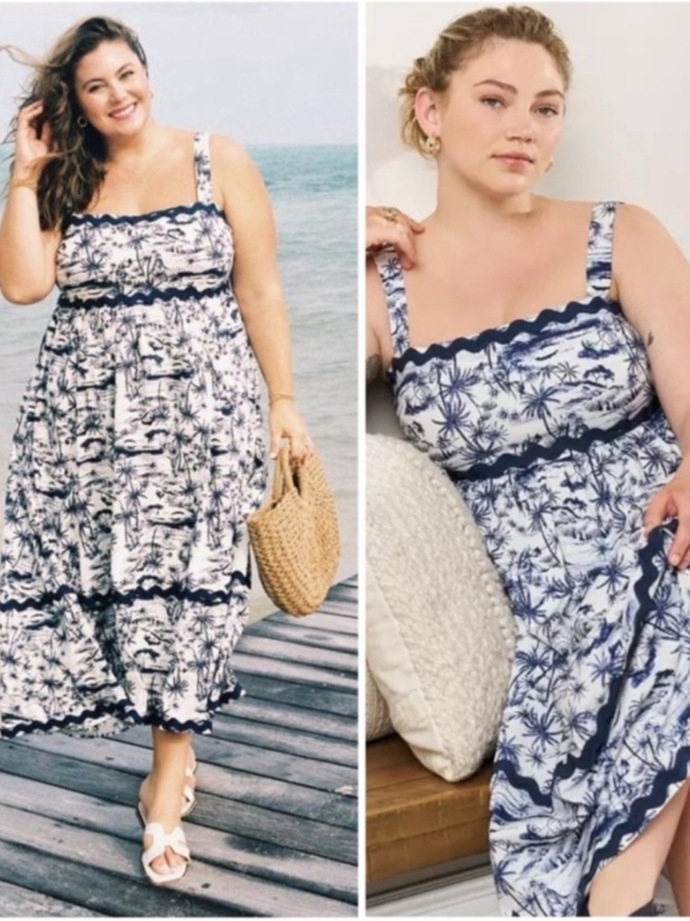 Torrid Belle Isle babydoll poplin maxi dress size 1x